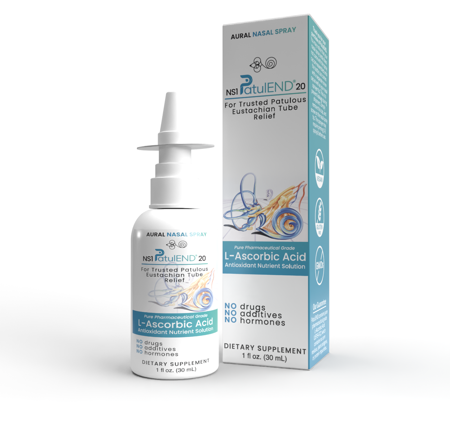 NS1 PatulEND®20 Aural Nasal Spray